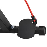 Verstelbare Halterbank met Weerstandsbanden 150 kg Zwart Staal 7