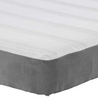 Pocketveringmatras medium 90x190x20 cm stof lichtgrijs 7