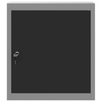 Gereedschapskast wangemonteerd 50x20x55 cm staal zwart 6