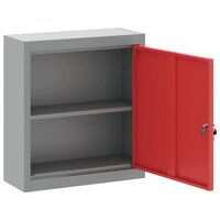 Gereedschapskast wandgemonteerd 50x20x55 cm staal rood 4