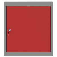 Gereedschapskast wandgemonteerd 50x20x55 cm staal rood 6