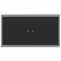 Gereedschapskast wandgemonteerd 100x20x55 cm staal zwart 6