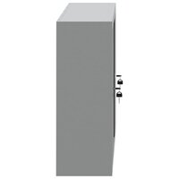 Gereedschapskast wandmontage pegboard 100x20x55 cm staal zwart 7