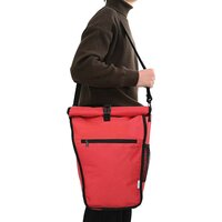 Fietstas voor Bagagedrager 20 L Rood 34x16x59 cm 2