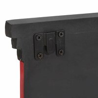 Wandkapstok met 4 Haken 80x25x2 cm Massief Mango &amp; Samengesteld Hout 5