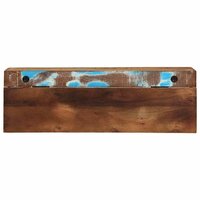 Kapstok met schap wandgemonteerd gerecycled hout en metaal 5