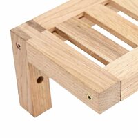 Wandplank 62x10x12,5 cm massief walnotenhout 7