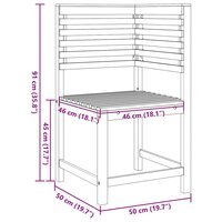 Hoektuinstoel massief acaciahout 8