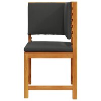 Hoektuinstoel met kussens massief acaciahout 3