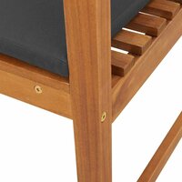 Hoektuinstoel met kussens massief acaciahout 7