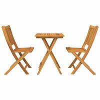 3-delige Tuinbistroset massief acaciahout 6