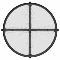 3-delige bistroset voor in de tuin - zwart textileen en staal 7