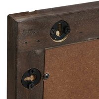 Badkamerspiegel, 50x70x3 cm, gemaakt van massief mangohout. 4