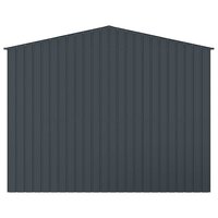 Vogelvoli&egrave;re met Uitbreiding Antraciet 310x838x247 cm Staal 6