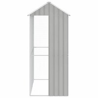 Vogelvoli&egrave;re Grijs 215x110x247 cm Staal 6