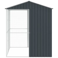 Vogelvoli&egrave;re Antraciet 215x210x247 cm Staal 6