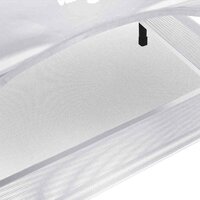 Verhoogd Hondenbed met Verwijderbaar Dak Zilvergrijs XL Staal 6