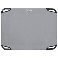 Hond Bed Vouwbaar Lichtgrijs S Oxford Stof en Staal 5