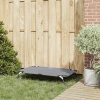 Inklapbaar Hondenbed Lichtgrijs Metalen Frame, Stofbed 2