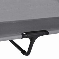 Verhoogd Hondenbed met Afneembaar Dak Lichtgrijs XL Staal 8