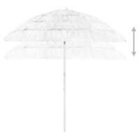 Strandparasol Hawa&iuml; 240 cm wit 4