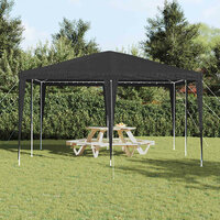 Partytent Antraciet 4x4 m PE 3