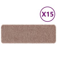 Trapmatten met latex onderkant 25x60 cm lichtbruin 2