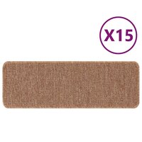 Trapmatten met latex onderkant 25x60 cm geel 2