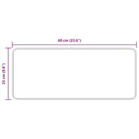 Trapmatten met latex onderkant 25x60 cm geel 7