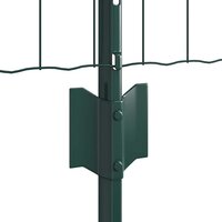 Rustieke Tuinhekje Set Set van 2 Groen Staal Duurzaam Tuinhek 5