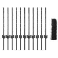 Tuinhek Set Verpakking van 2 Grijs Metaal Groot Uitbreidbaar 3