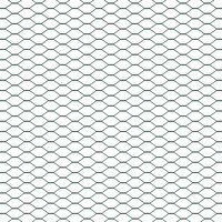 Hexagon Tuinhek Groen 0.5x10 m Staal 8