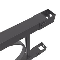 Tuinhek 1,7x1,2 m staal grijs 6