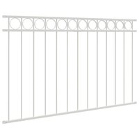 Tuinhek 1,7x1 m staal wit 3