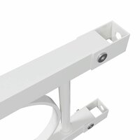 Tuinhek 1,7x1,2 m staal wit 6