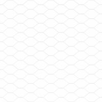 Hexagon Tuinhek 0,4x2,5 m Gegalvaniseerd Staal 5