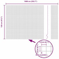 Gelast Draadhek 1,2x10 m Verzinkt Staal 7