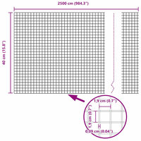 Gelast Draadhek Groen 0,4 x 25 m - Staal 7