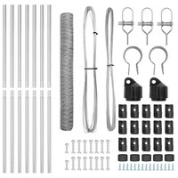Hexagon Schutting 1x10 m Gegalvaniseerd Staal 3