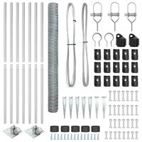 Hexagon Schutting 1.5x10 m Gegalvaniseerd Staal 3