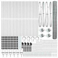 Hexagon Schutting 1.4x50 m Gegalvaniseerd Staal 3