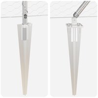 Hexagon Schutting 1.4x50 m Gegalvaniseerd Staal 7