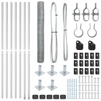 Hexagon Schutting 1x10 m Gegalvaniseerd Staal 3