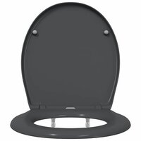 Toiletbril soft-close met quick-release Duroplast antraciet 5