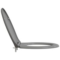 Toiletbril soft-close met quick-release Duroplast grijs 6