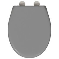 Toiletbril soft-close met quick-release Duroplast grijs 7