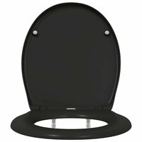 Toiletbril soft-close met quick-release Duroplast zwart 5