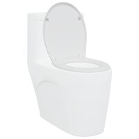 Toiletbril soft-close met quick-release Duroplast wit 2