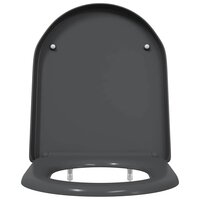 Toiletbril soft-close met quick-release Duroplast antraciet 4