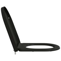 Toiletbril soft-close met quick-release Duroplast zwart 5